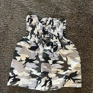Kids Camouflage Tube Top